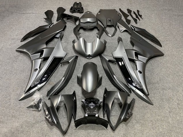 Descuento Carenados Moto Yamaha YZF R6 2008-2016 - Gris Mate Negro Brillante