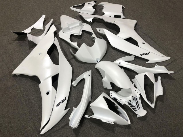 Descuento Carenados Moto Yamaha YZF R6 2008-2016 - Blanco Perla