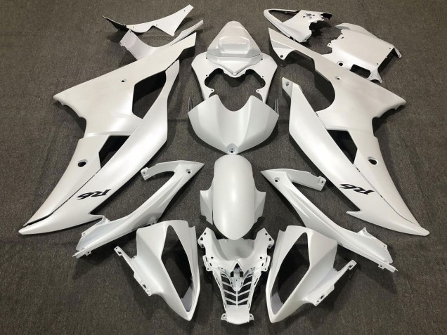 Descuento Carenados Moto Yamaha YZF R6 2008-2016 - Blanco Perla