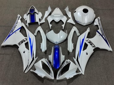 Descuento Carenado Moto Yamaha YZF R6 2008-2016 - Blanco Azul