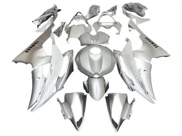 Descuento Carenados Moto Yamaha YZF R6 2008-2016 - Plata Blanco