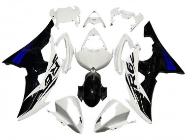 Descuento Carenados Moto Yamaha YZF R6 2008-2016 - Blanco Azul Negro Brillante