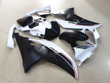 Descuento Carenados Moto Yamaha YZF R6 2008-2016 - Blanco Negro Mate Rojo