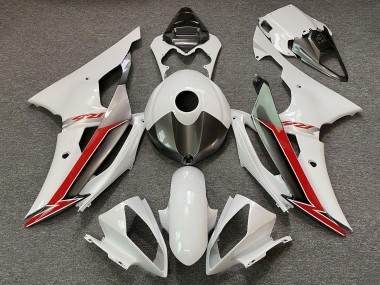Descuento Carenados Moto Yamaha YZF R6 2008-2016 - Blanco Perla Rojo