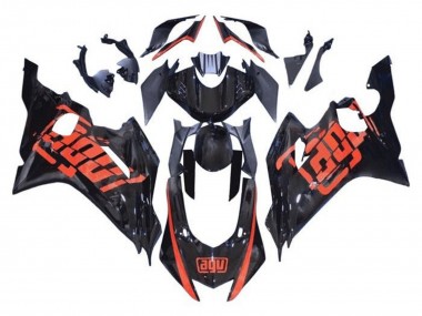 Descuento Carenados Moto Yamaha YZF R6 2017-2023 - Negro Brillante Rojo AGV