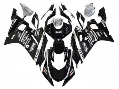 Descuento Carenados Moto Yamaha YZF R6 2017-2023 - Negro Blanco Ohlins