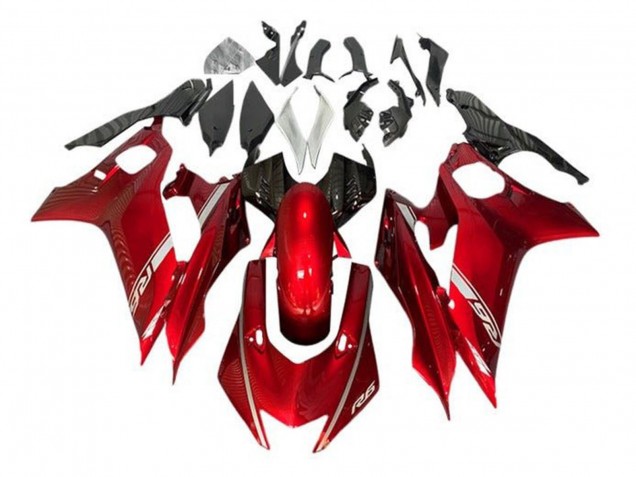 Descuento Carenado Moto Yamaha YZF R6 2017-2023 - Rojo
