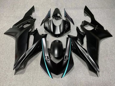 Descuento Carenados Moto Yamaha YZF R6 2017-2023 - Negro Mate Turquesa Azul
