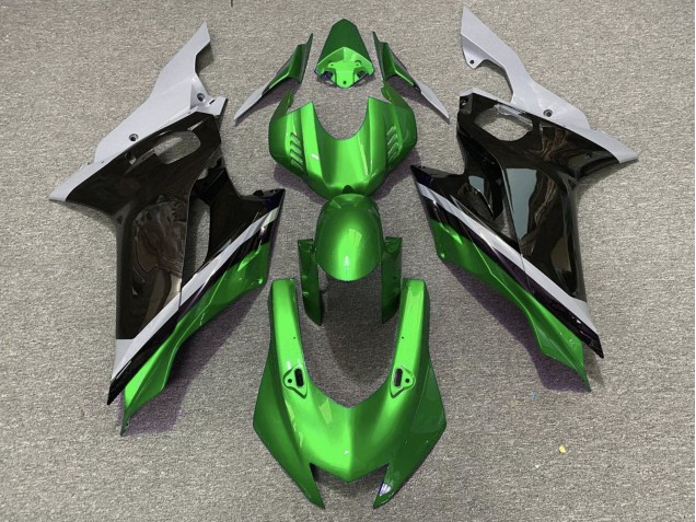 Descuento Carenados Moto Yamaha YZF R6 2017-2023 - Gris Verde Negro Brillante