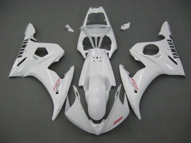 Descuento Carenados Moto Yamaha YZF R6 2005 - Blanco Rojo Negro