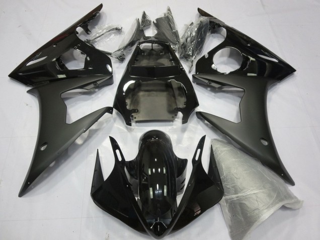 Descuento Carenados Moto Yamaha YZF R6 2005 - Negro Brillante Negro Mate