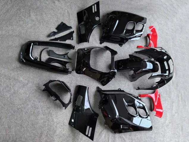 Descuento Carenados Moto Honda CBR1000F Hurricane 1987-1988 - Negro Brillante Rojo