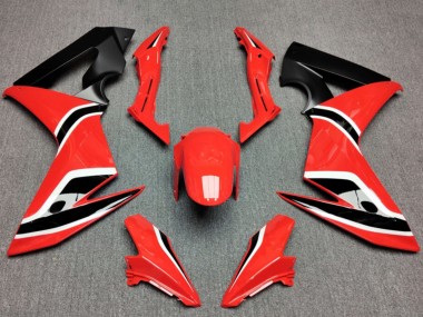 Descuento Carenados Moto Honda CBR650F 2014-2016 - Rojo Negro Mate