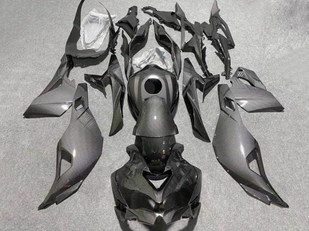 Descuento Carenados Moto Kawasaki ZX4R ZX-4RR 2019-2025 - Falso FibraCarbono