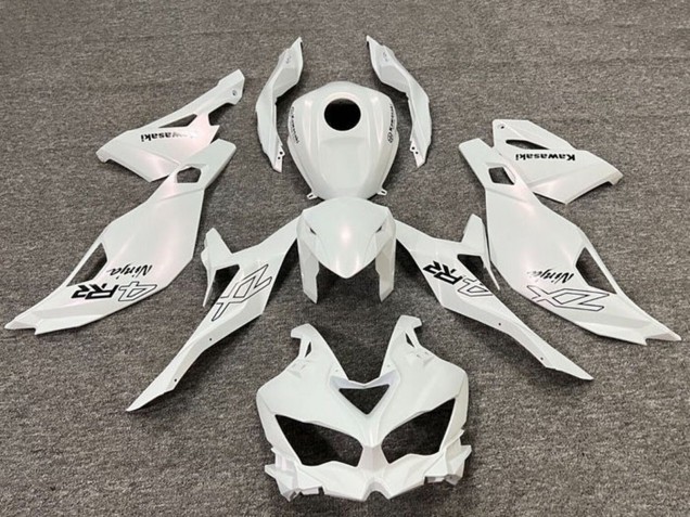 Descuento Carenados Moto Kawasaki ZX4R ZX-4RR 2019-2025 - Blanco Perla Negro