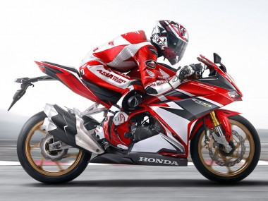 Descuento Carenados Moto Honda CBR250RR 2017-2022 - Blanco Rojo Negro Mate