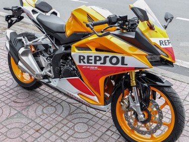 Descuento Carenados Moto Honda CBR250RR 2017-2022 - Amarillo Blanco Rojo Repsol