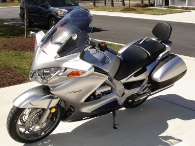 Descuento Carenado Moto Honda ST1300 2002-2016 - Plata Negro Mate