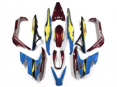 Descuento Carenados Moto Honda ADV150 2018-2021 - Azul Amarillo Rojo