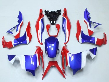 Descuento Carenados Moto Honda ADV150 2018-2021 - Blanco Rojo Azul