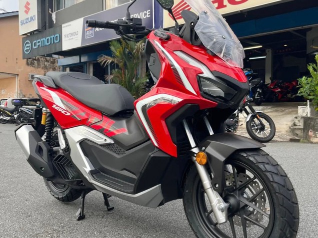 Descuento Carenados Moto Honda ADV160 2022-2024 - Rojo Blanco Negro