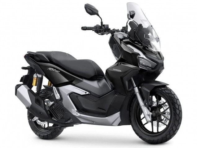 Descuento Carenados Moto Honda ADV160 2022-2024 - Plata Negro Mate