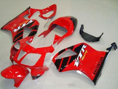 Descuento Carenados Moto Honda VTR1000 2000-2006 - Rojo Negro Raya