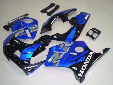 Descuento Carenados Moto Honda CBR250RR MC19 1988-1989 - Azul Negro Brillante