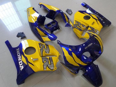Descuento Carenado Moto Honda CBR250RR MC22 1990-1998 - Amarillo Azul