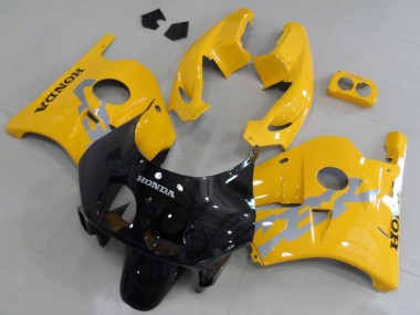 Descuento Kits Carenado Moto Honda CBR250RR MC22 1990-1998 - Amarillo Negro Brillante