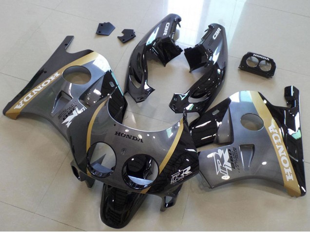 Descuento Carenados Moto Honda CBR250RR MC22 1990-1998 - Gris Oro Negro Brillante