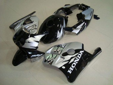 Descuento Carenados Moto Honda CBR250RR MC22 1990-1998 - Plata Negro Brillante