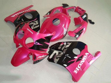 Descuento Carenado Moto Honda CBR250RR MC22 1990-1998 - Rosa Negro Brillante