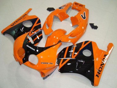 Descuento Carenados Moto Honda CBR250RR MC22 1990-1998 - Naranja Negro Brillante