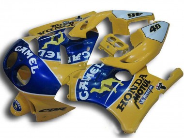 Descuento Carenados Moto Honda CBR250RR MC22 1990-1998 - Amarillo Azul Camello Motul