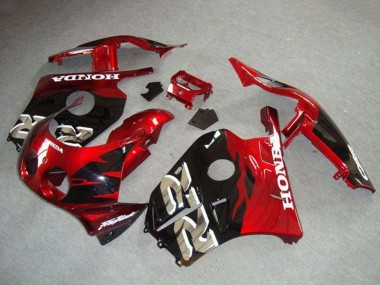 Descuento Carenados Moto Honda CBR250RR MC22 1990-1998 - Rojo Negro Brillante