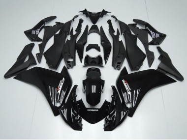 Descuento Carenados Moto Honda CBR250RR 2011-2015 - Negro Brillante Negro Mate