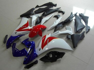 Descuento Carenado Moto Honda CBR250RR 2011-2015 - Blanco Rojo Azul