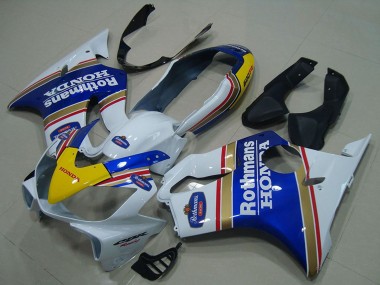 Descuento Carenados Moto Honda CBR600 F4i 2004-2007 - Blanco Azul Amarillo Rothmans