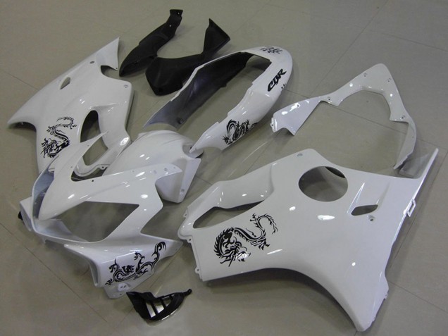 Descuento Carenados Moto Honda CBR600 F4i 2004-2007 - Blanco Dragón