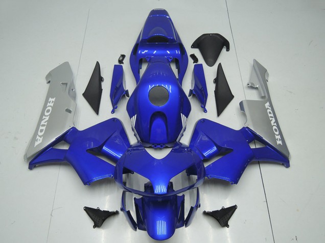 Descuento Carenado Moto Honda CBR600RR 2003-2004 - Plata Azul