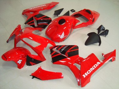 Descuento Carenados ABS Honda CBR600RR 2003-2004 - Rojo Negro Brillante