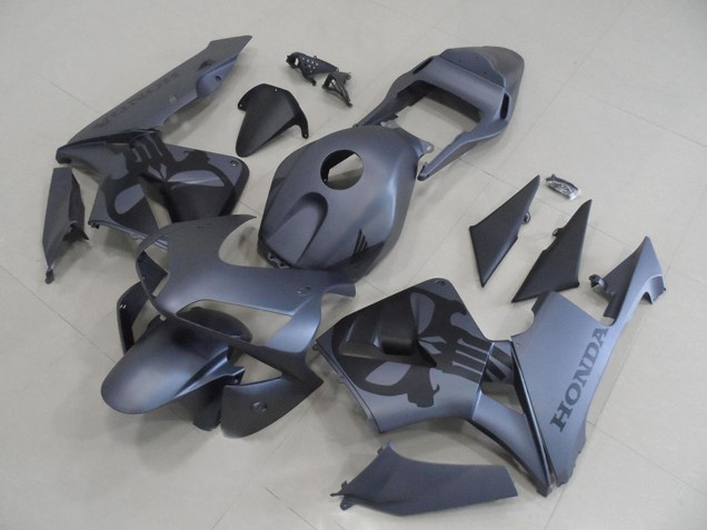 Descuento Carenados Moto Honda CBR600RR 2003-2004 - Gris Mate Negro