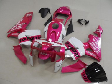 Descuento Carenados Moto Honda CBR600RR 2003-2004 - Blanco Rosa Negro Repsol