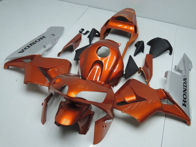 Descuento Carenados Moto Honda CBR600RR 2003-2004 - Plata Naranja