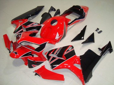Descuento Carenados Moto Honda CBR600RR 2003-2004 - Rojo Negro Brillante