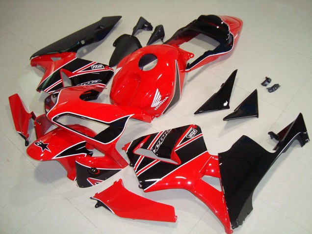 Descuento Carenados Moto Honda CBR600RR 2003-2004 - Rojo Negro Brillante