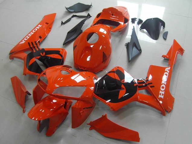 Descuento Carenado Moto Honda CBR600RR 2005-2006 - Naranja Negro