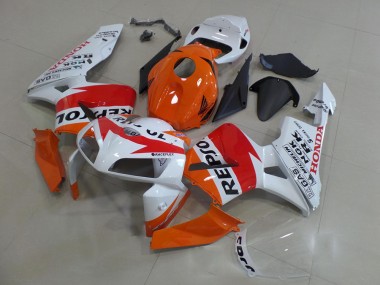 Descuento Kit Carenados Moto Honda CBR600RR 2005-2006 - Naranja Blanco Rojo Negro Brillante Repsol
