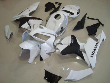 Descuento Carenados Moto Honda CBR600RR 2005-2006 - Blanco Perla Negro Mate